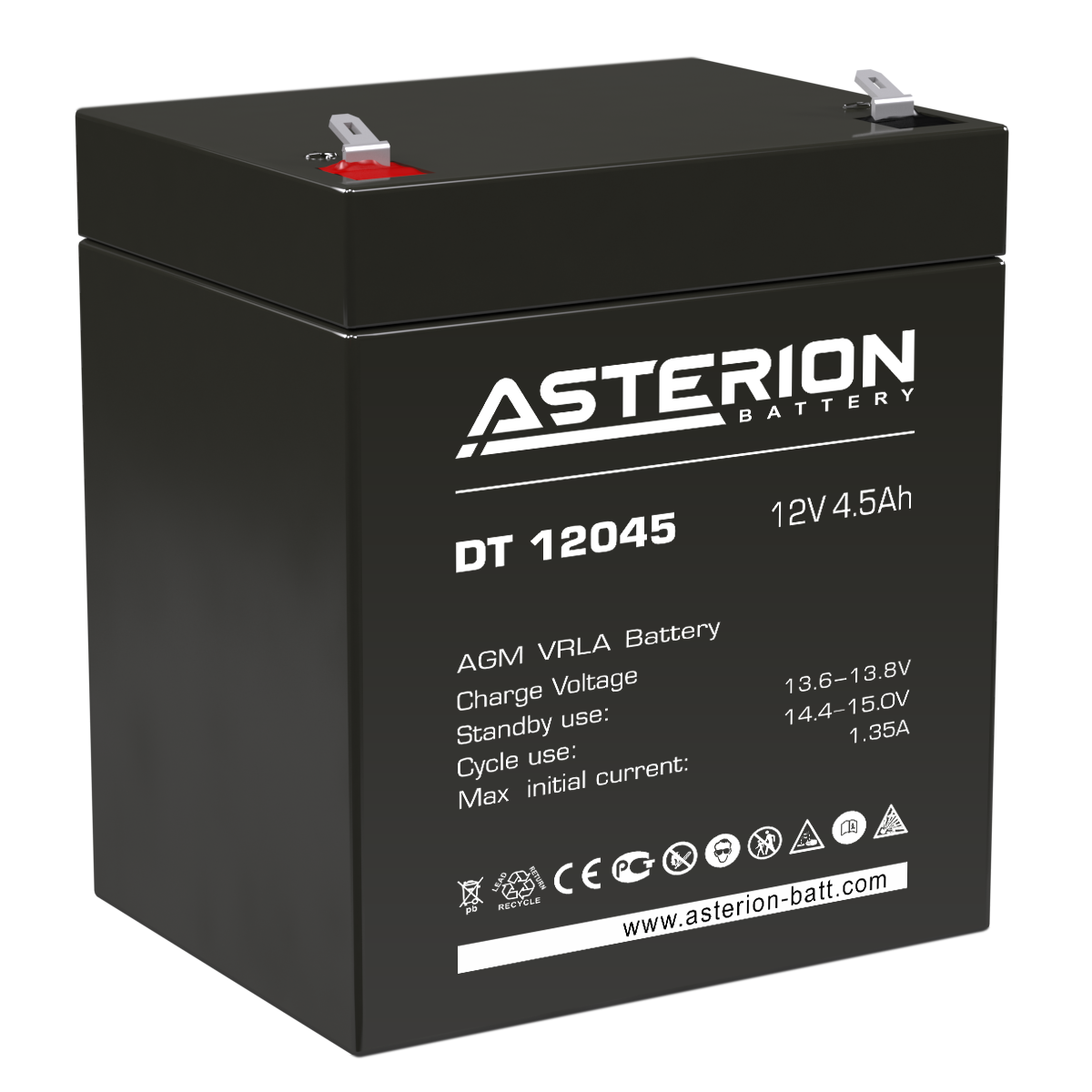 asterion akü, ups aküsü, kgk aküsü, kesintisiz güç kaynağı akü, yangın sistemleri akü, akü, 12v akü, 4.5ah akü