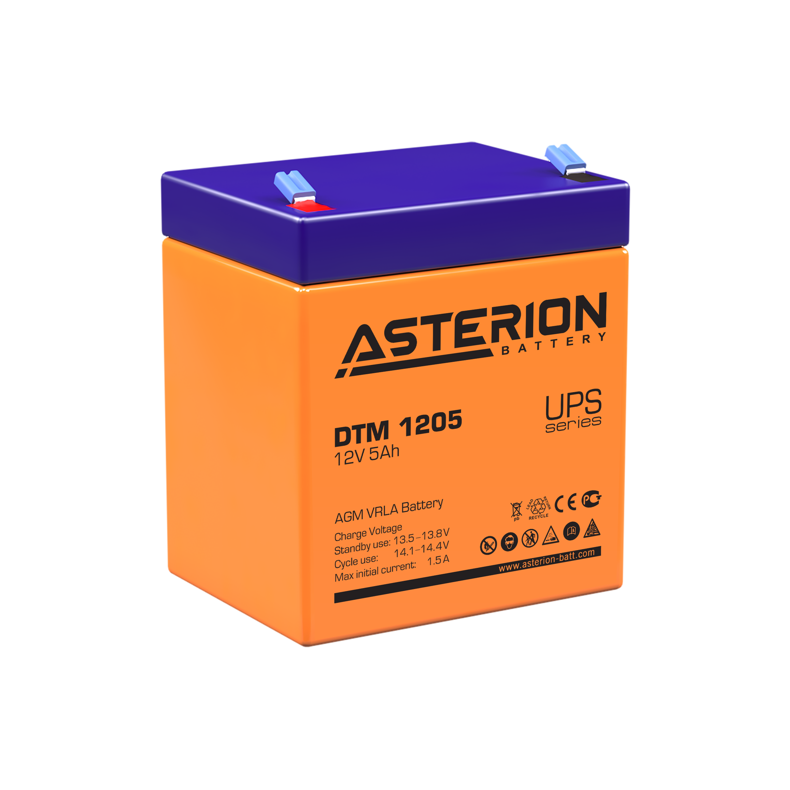 asterion akü, ups aküsü, kgk aküsü, kesintisiz güç kaynağı akü, yangın sistemleri akü, akü, 12v akü, 5ah akü