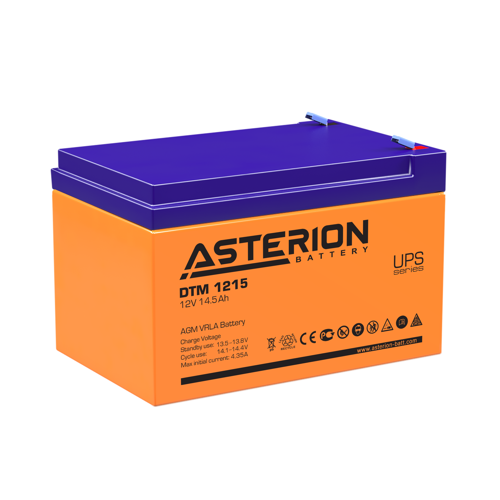 asterion akü, ups aküsü, kgk aküsü, kesintisiz güç kaynağı akü, yangın sistemleri akü, akü, 12v akü, 4.5ah akü