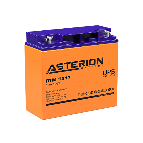 asterion akü, ups aküsü, kgk aküsü, kesintisiz güç kaynağı akü, yangın sistemleri akü, akü, 12v akü, 17ah akü